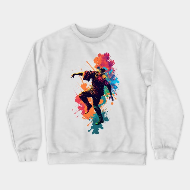 Street Dance - Color Burst 1 Crewneck Sweatshirt by i2studio